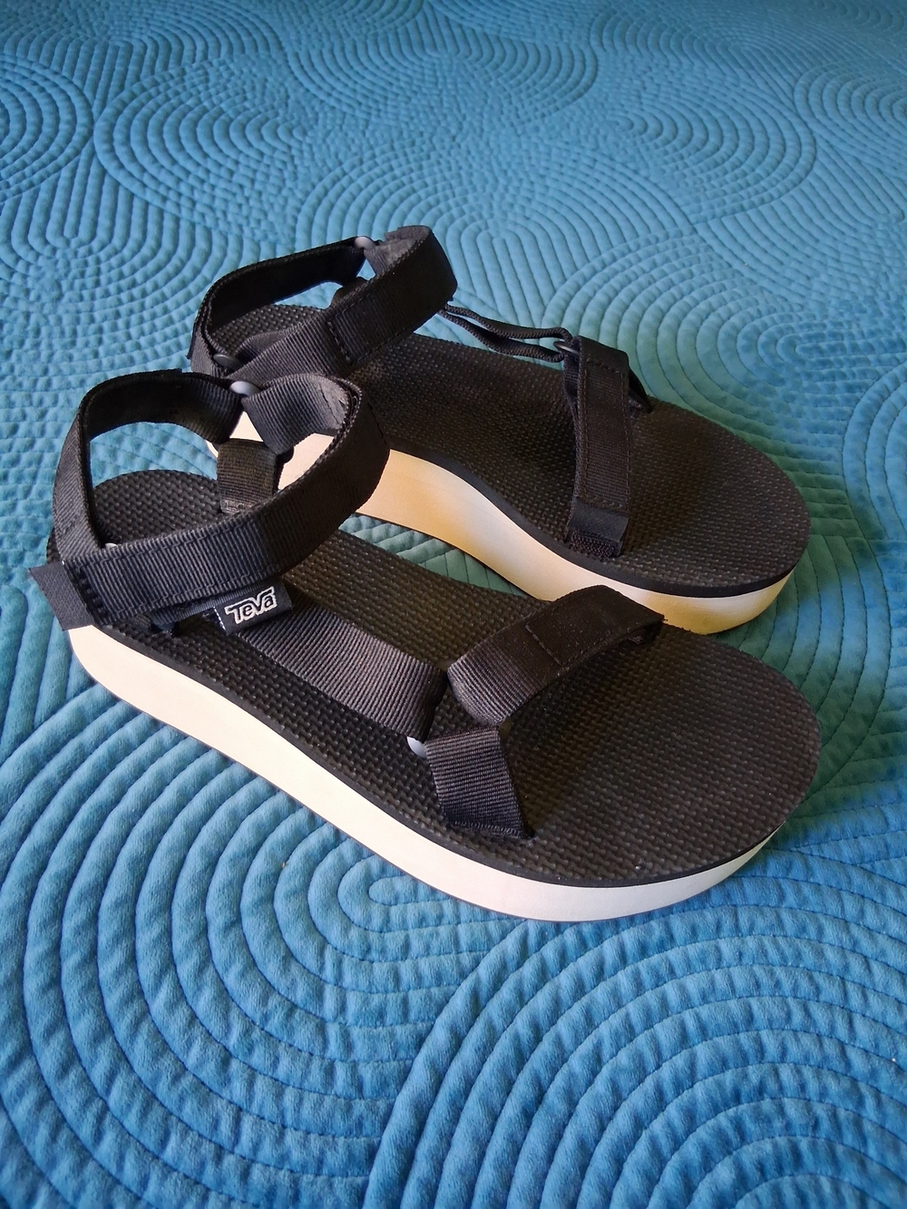 Teva Flatform Universal Sandals featuring chunky platform soles
